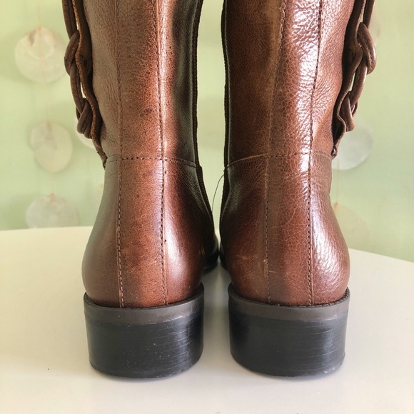 Brazilian Leather Braided Riding Boots - Picture 6 of 8